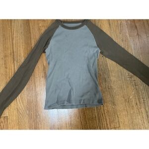 Brandy Melville long baseball tee